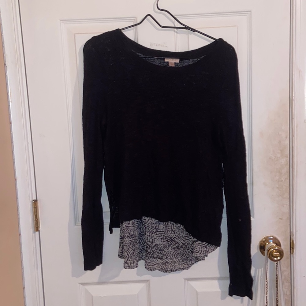 Black and Zeebra print sweater